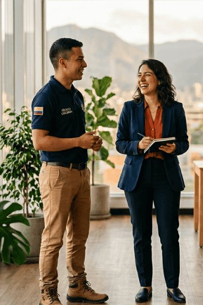 Aspirante desarrollando competencias con SkillBridge