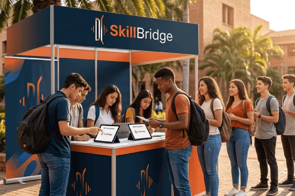 Eventos SkillBridge — webinars, demos y encuentros del ecosistema de empleabilidad