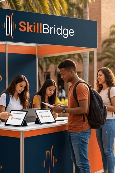 Comunidad SkillBridge en encuentro presencial y virtual